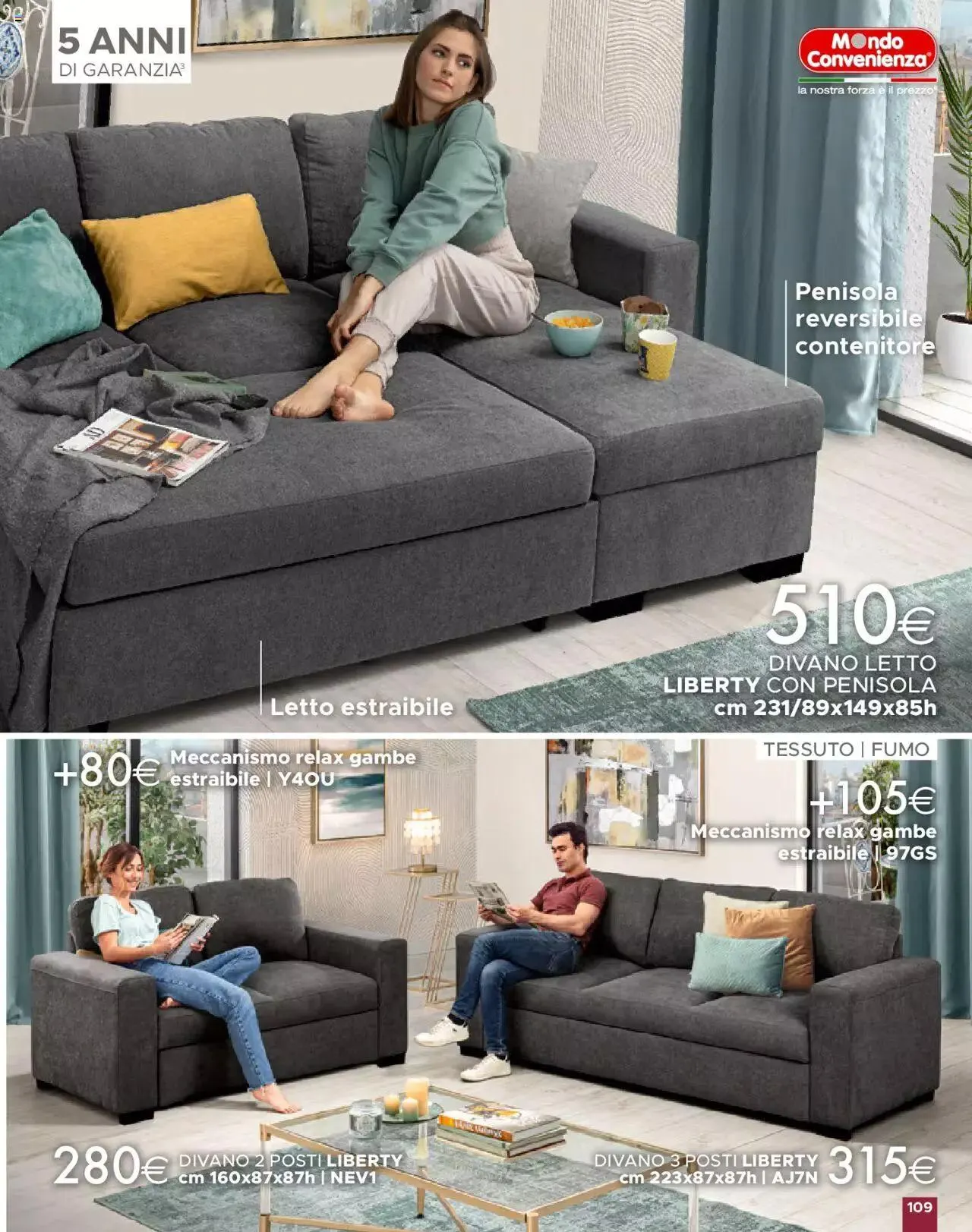 Volantino Mondo Convenienza da 1 ottobre a 31 dicembre di 2023 - Pagina del volantino 111