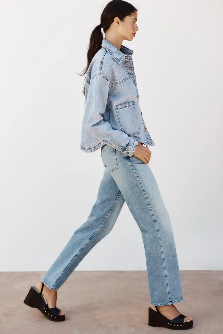 JEANS Z1975 BOOTCUT A VITA ALTA