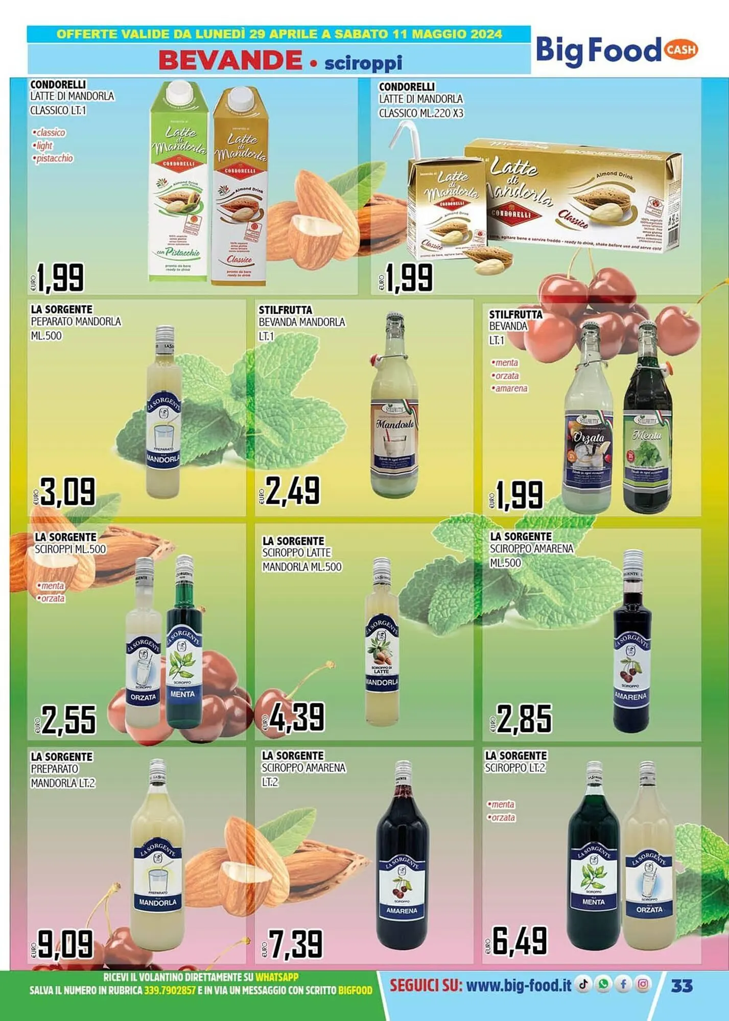 Volantino Big Food da 29 aprile a 11 maggio di 2024 - Pagina del volantino 33