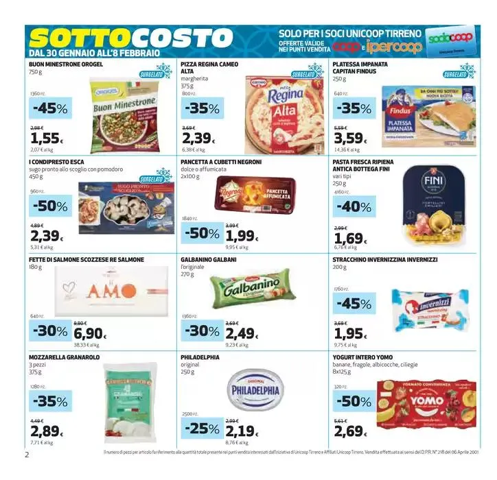 Sottocosto da 30 gennaio a 12 febbraio di 2025 - Pagina del volantino 2