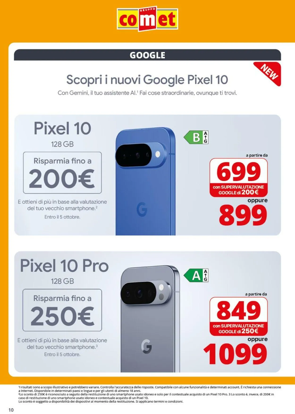 Comet Volantino attuale da 29 agosto a 11 settembre di 2025 - Pagina del volantino 10