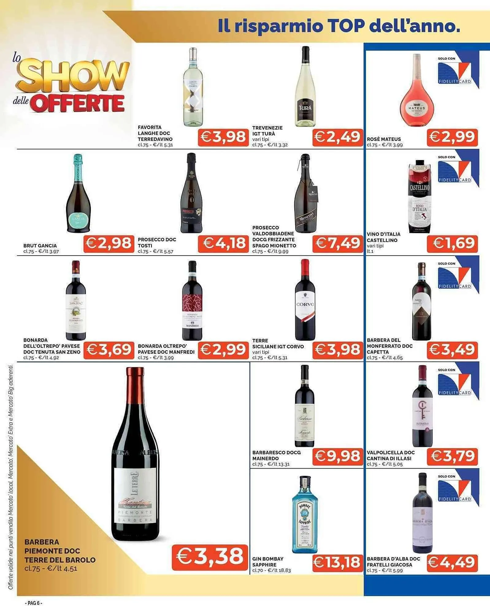 Volantino Mercatò Big da 5 settembre a 18 settembre di 2024 - Pagina del volantino 6