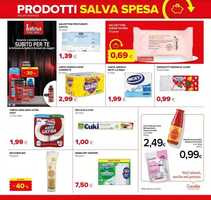 1000 prodotti salva spesa da 13 marzo a 26 giugno di 2025 - Pagina del volantino 19