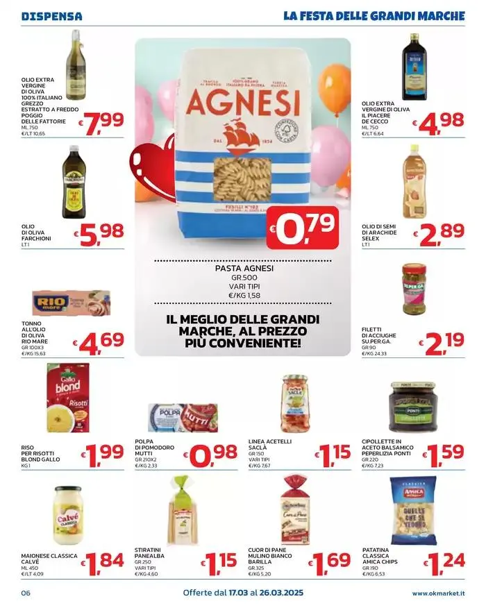 LA FESTA DELLE GRANDI MARCHE da 17 marzo a 26 marzo di 2025 - Pagina del volantino 6