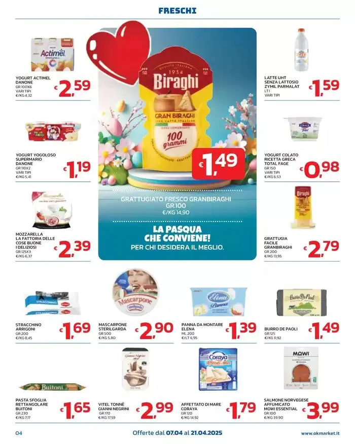 LA PASQUA CHE CONVIENE! da 7 aprile a 21 aprile di 2025 - Pagina del volantino 4