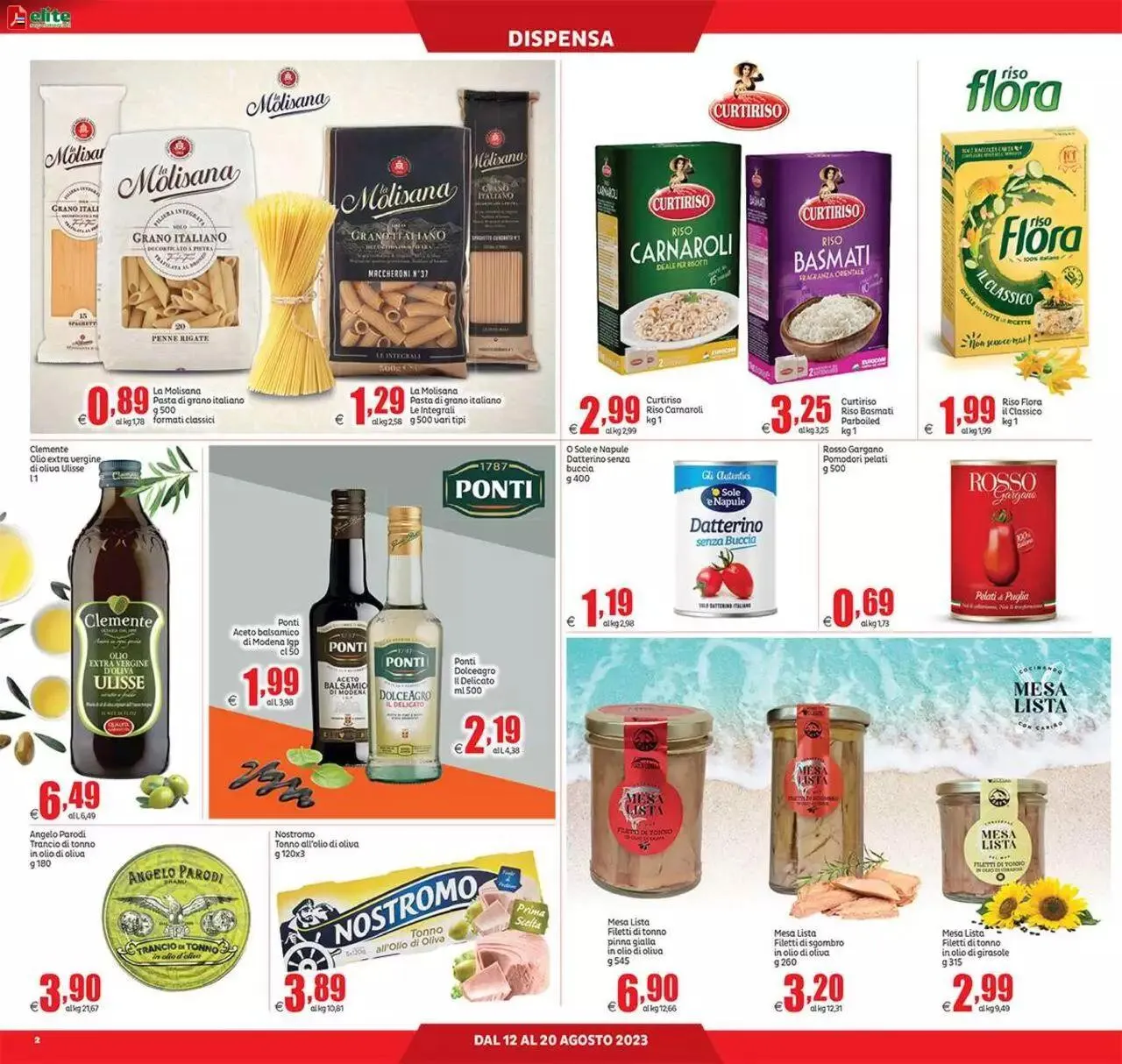 Volantino Elite Supermercati da 12 agosto a 20 agosto di 2023 - Pagina del volantino 2