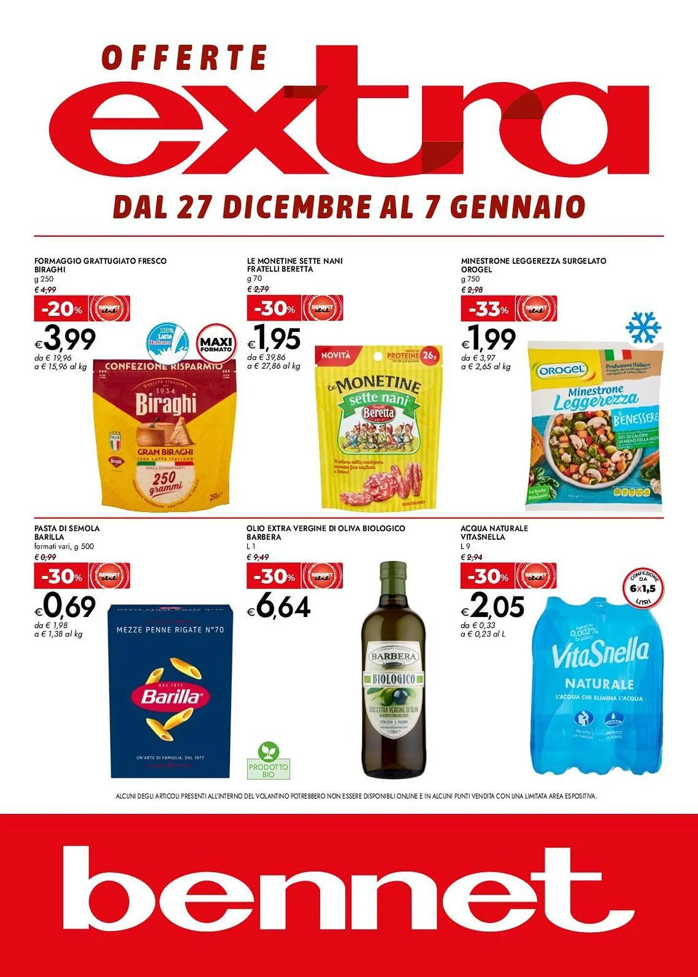 Volantino Bennet da 27 dicembre a 7 gennaio di 2026 - Pagina del volantino 1