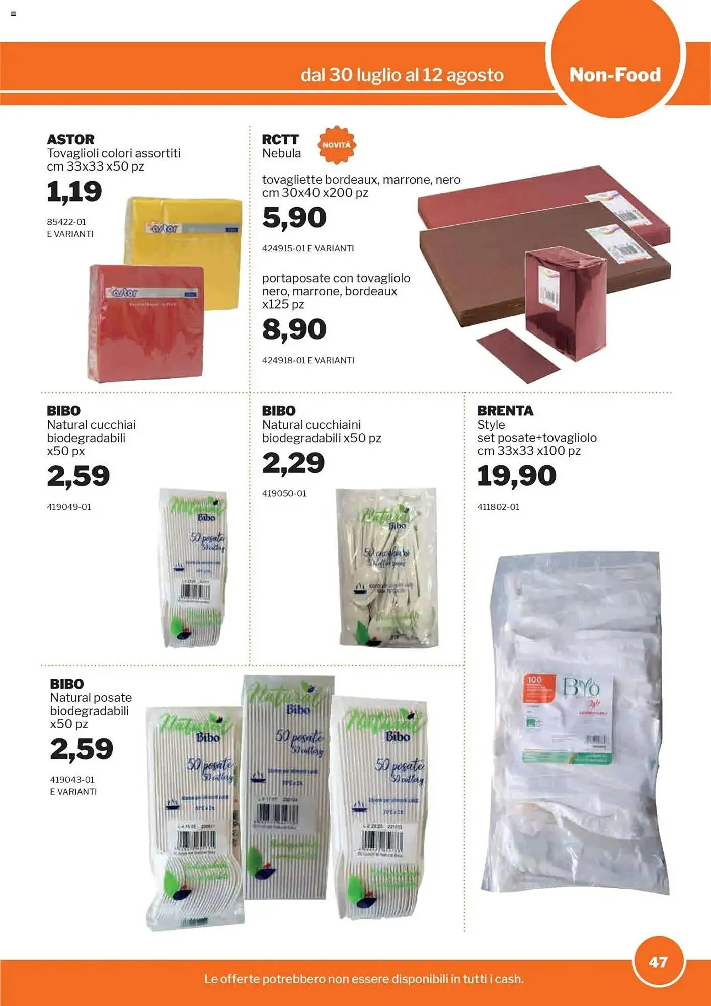Volantino GrosMarket da 30 luglio a 12 agosto di 2025 - Pagina del volantino 47