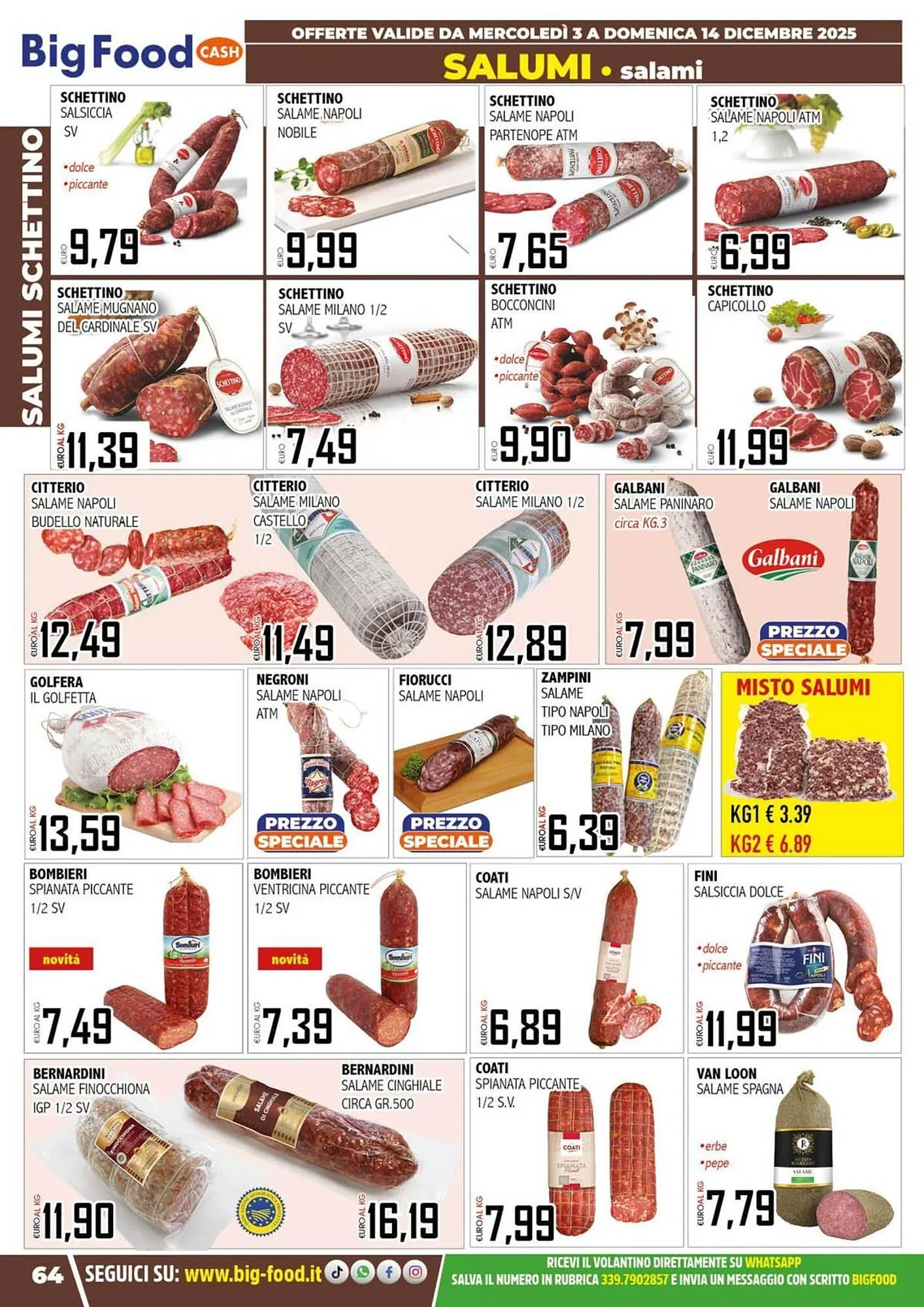 Volantino Big Food da 3 dicembre a 14 dicembre di 2025 - Pagina del volantino 63