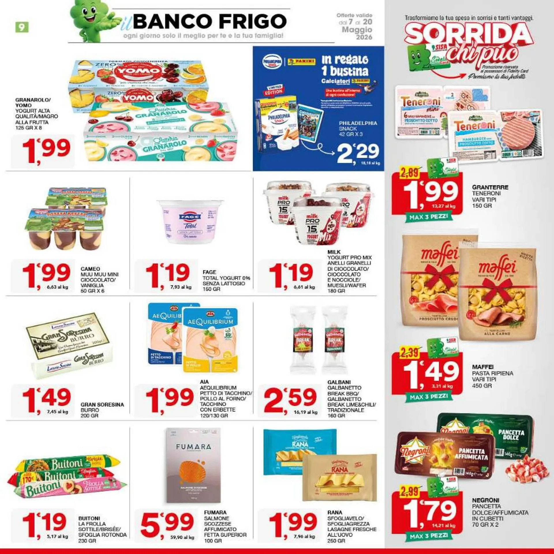 Volantino Sisa da 7 maggio a 20 maggio di 2026 - Pagina del volantino 9