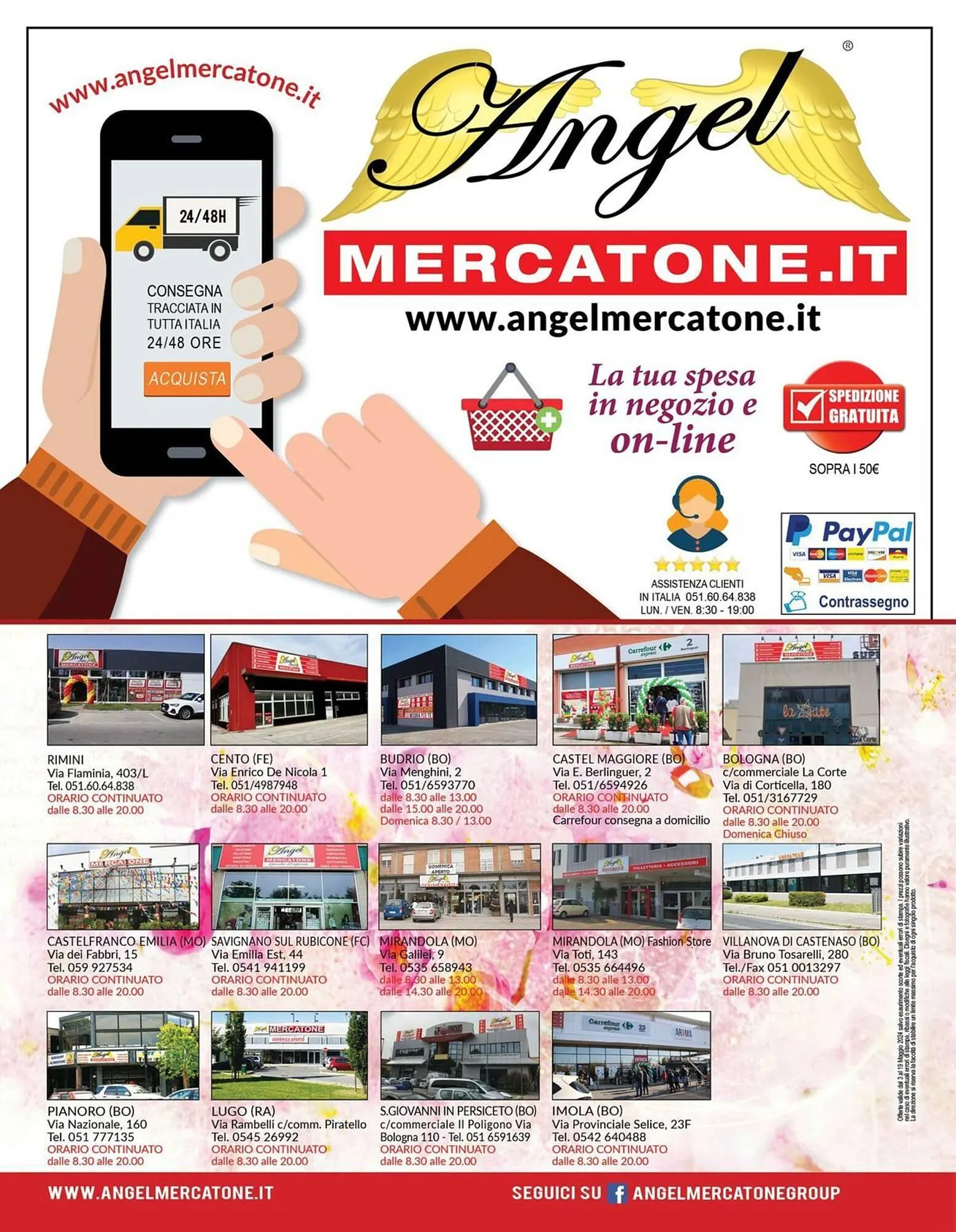 Volantino Angel Mercatone da 3 maggio a 19 maggio di 2024 - Pagina del volantino 8