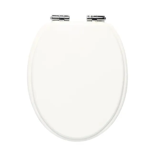 Copriwater Purity ovale universale SENSEA legno bianco