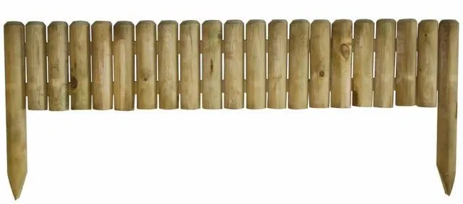 Bordura per piante in legno L 100 x H 35, Sp 2.1 cm