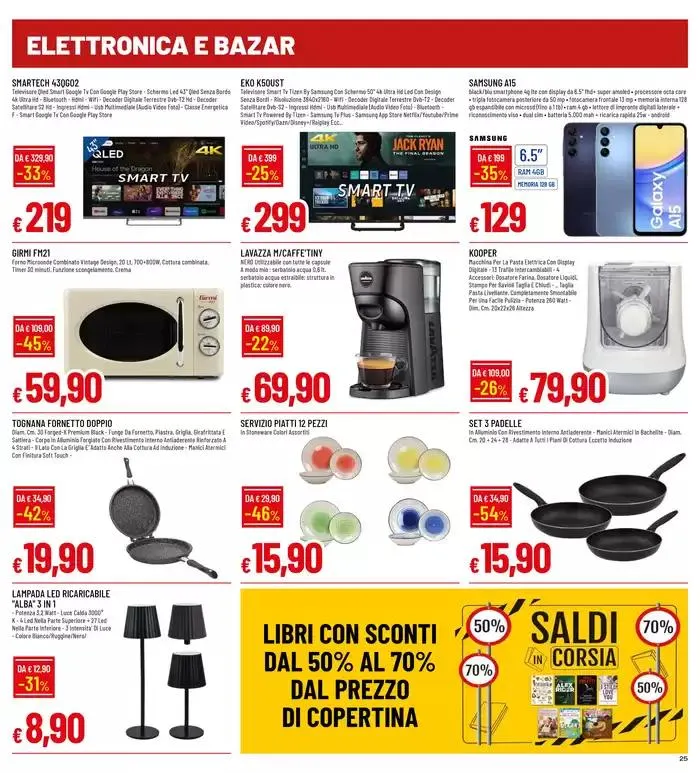 Grandi marche a piccoli prezzi da 9 gennaio a 22 gennaio di 2025 - Pagina del volantino 25
