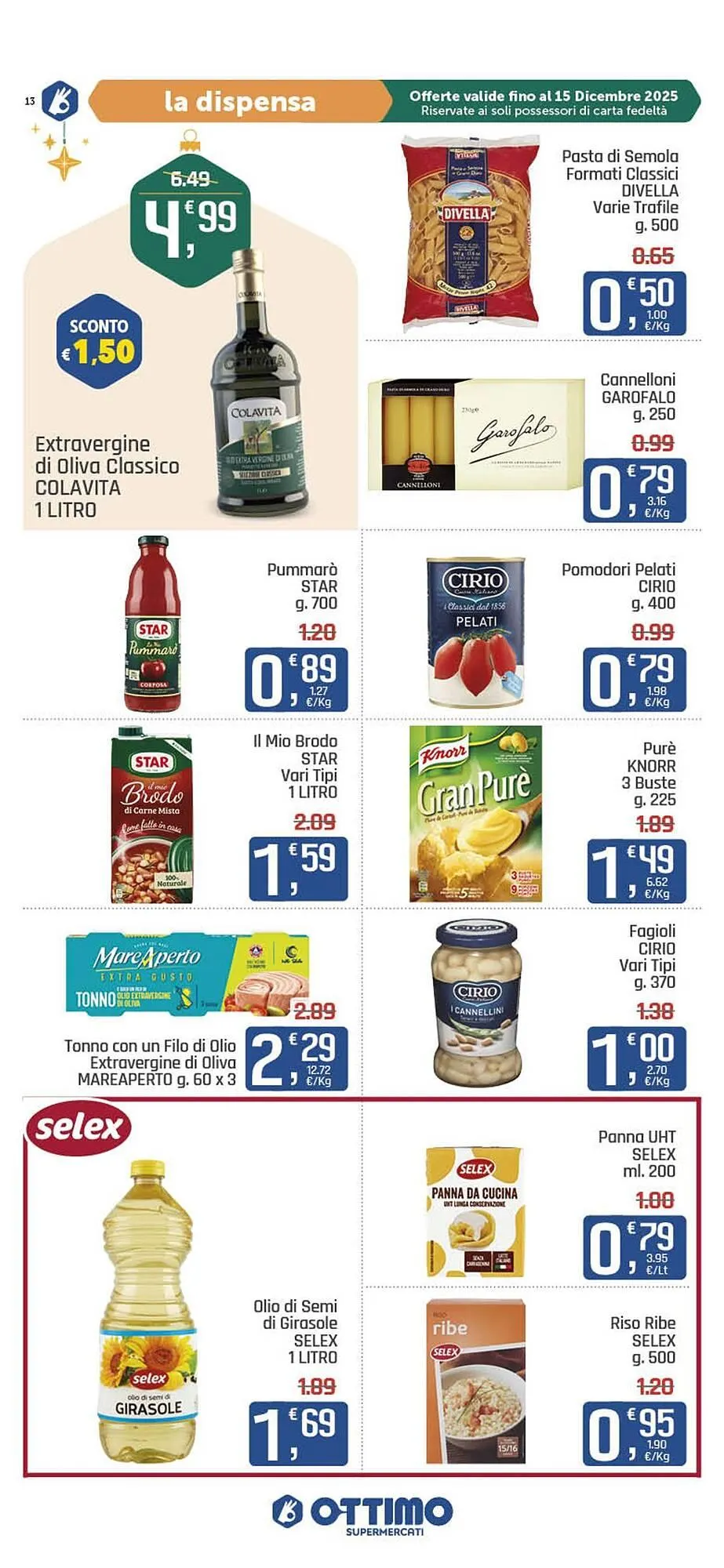 Volantino Ottimo Market da 3 dicembre a 15 dicembre di 2025 - Pagina del volantino 13