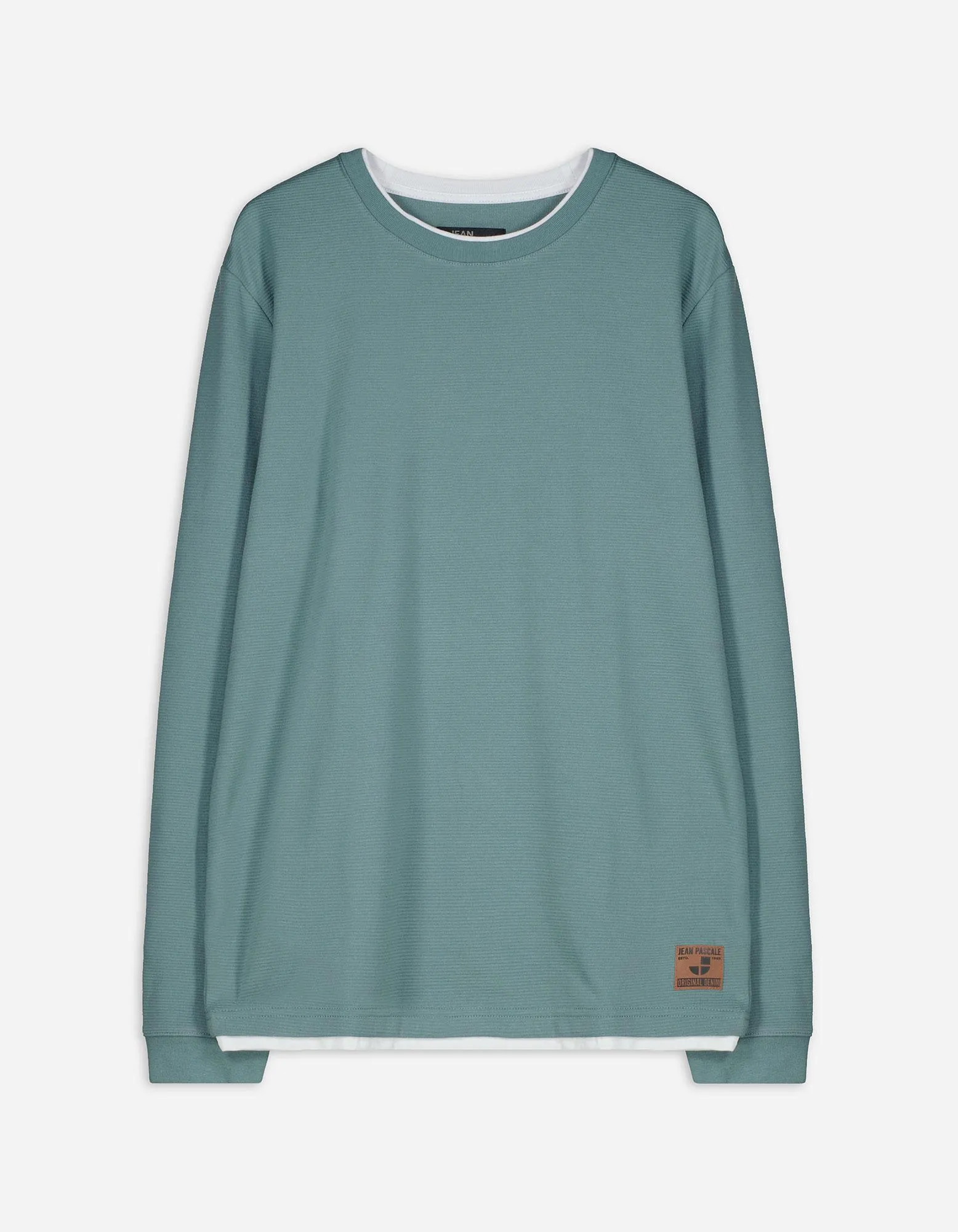 Maglia a manica lunga - Doppio strato - verde scuro