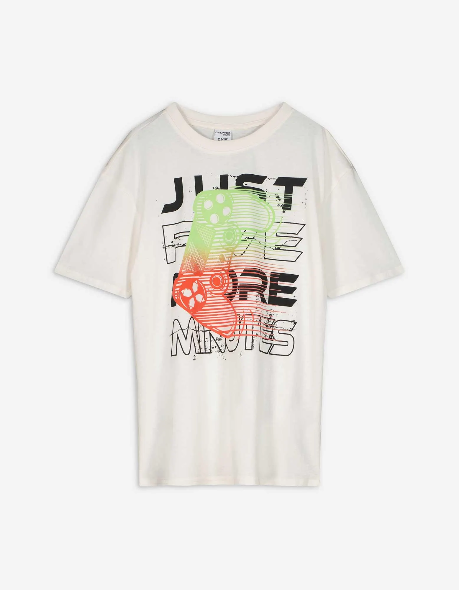 T-shirt - Stampa frontale - bianco