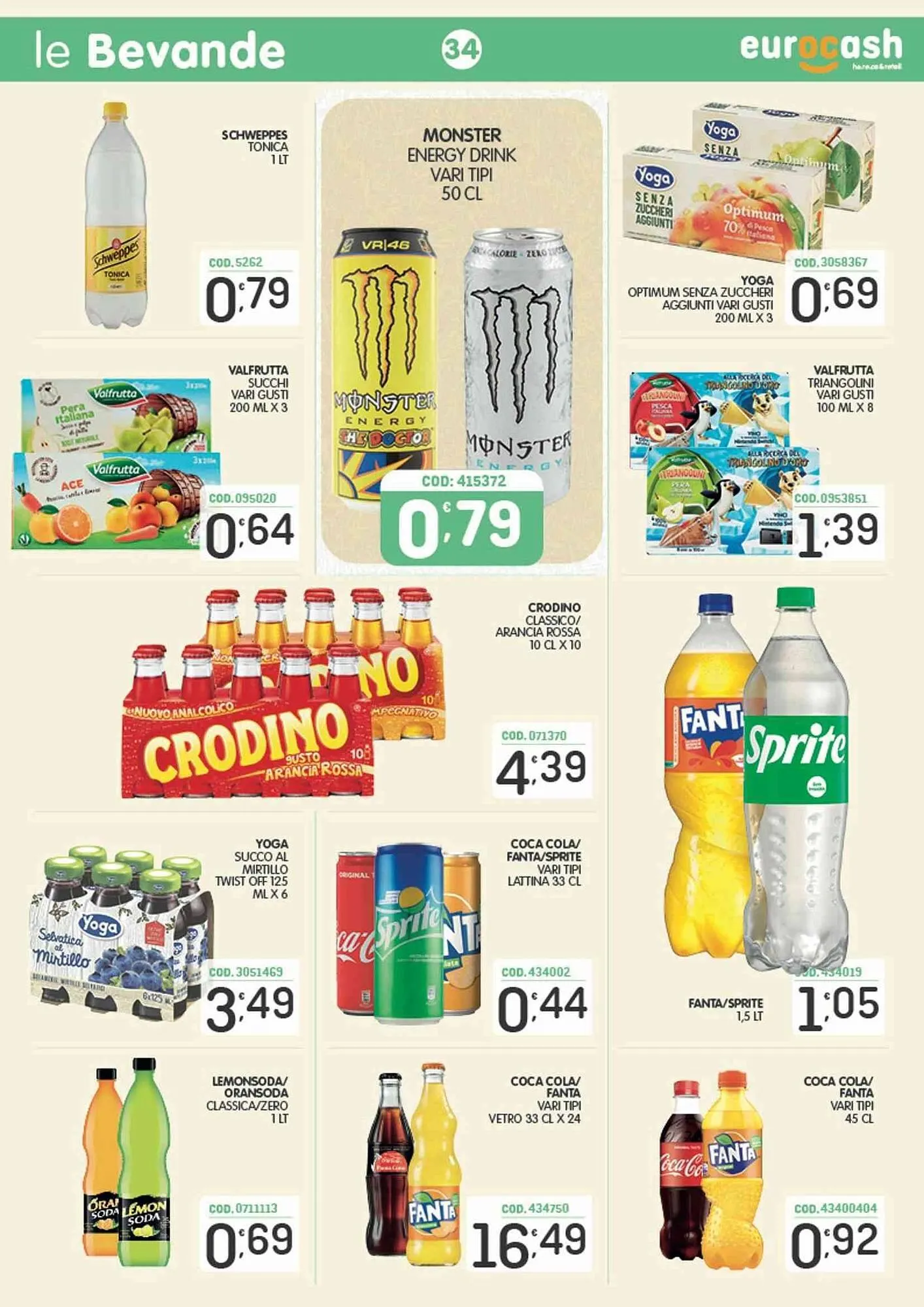 Volantino Eurocash da 16 marzo a 5 aprile di 2026 - Pagina del volantino 34