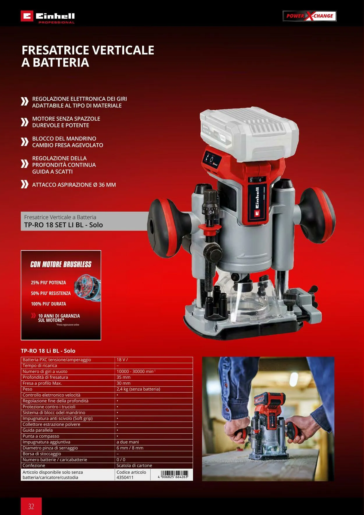 Einhell da 17 giugno a 17 dicembre di 2025 - Pagina del volantino 32