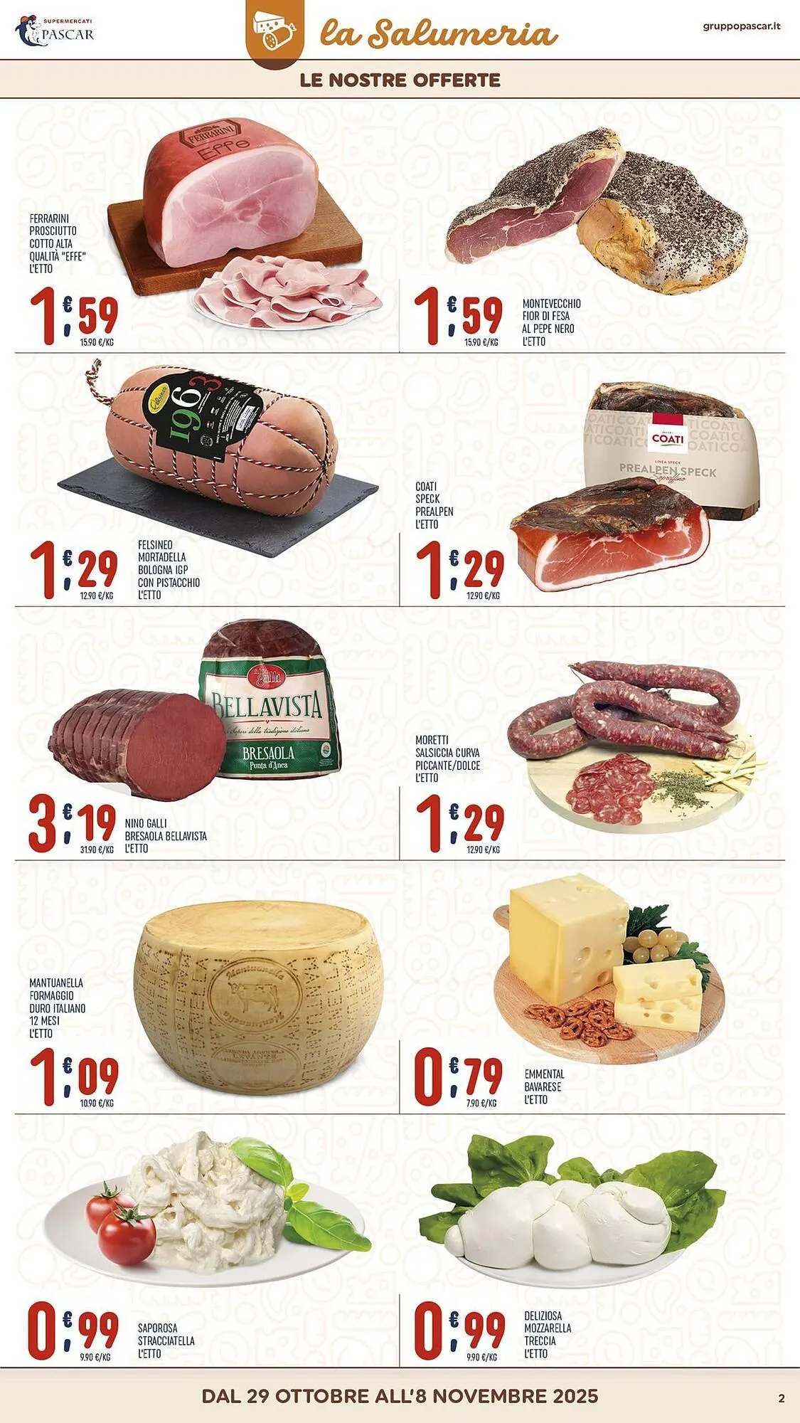 Volantino Gruppo Pascar da 29 ottobre a 8 novembre di 2025 - Pagina del volantino 2