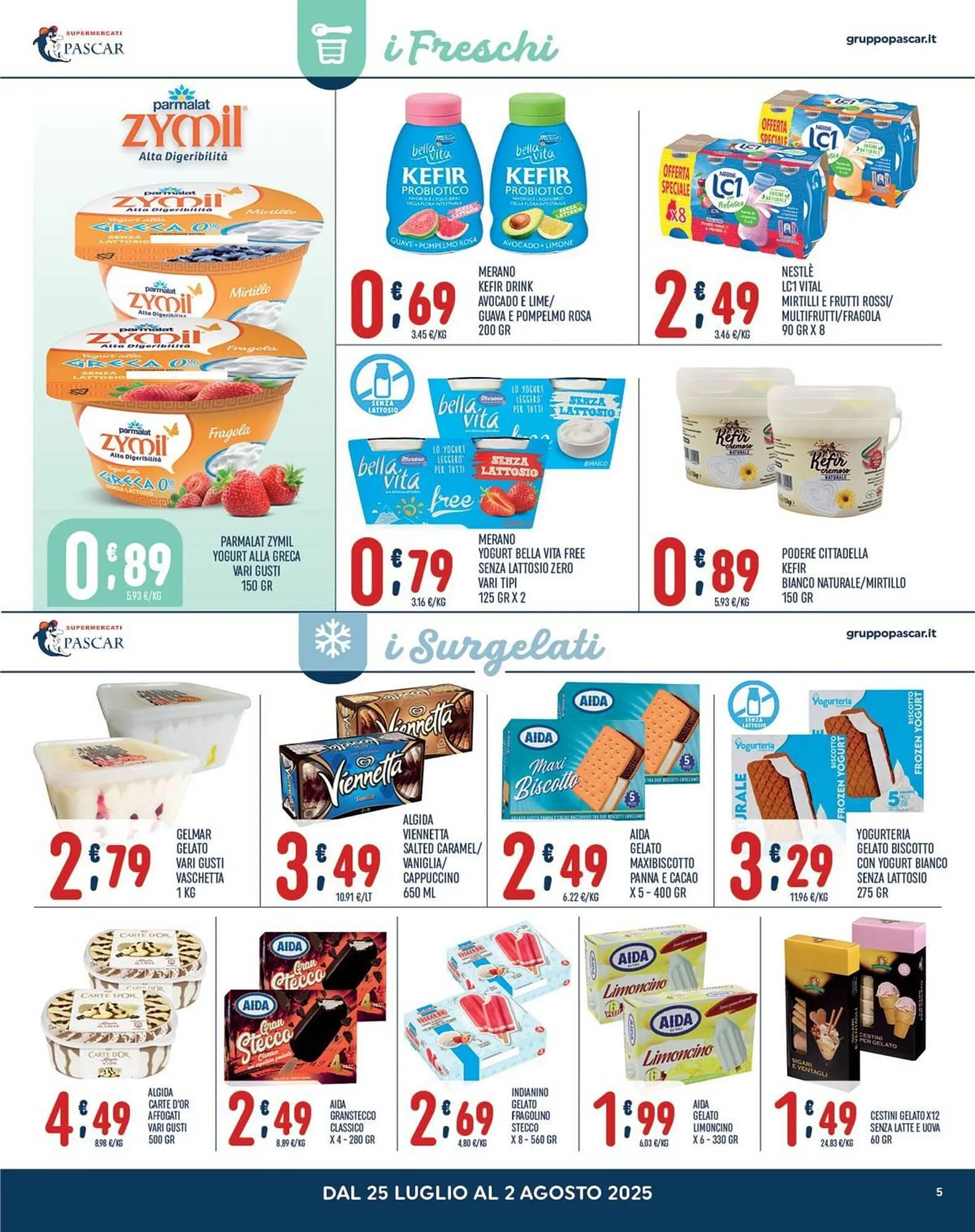 Volantino Gruppo Pascar da 25 luglio a 2 agosto di 2025 - Pagina del volantino 5