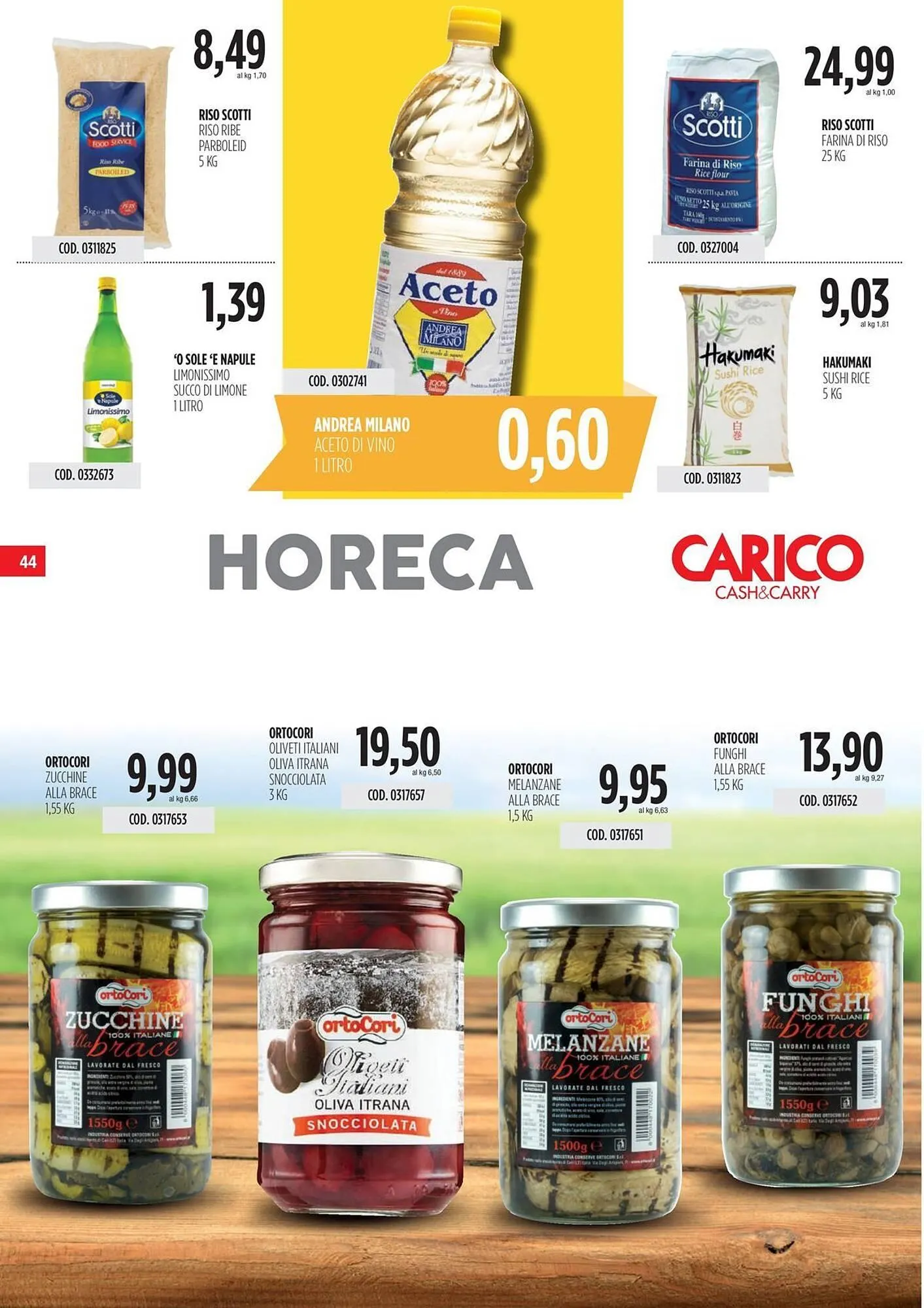 Volantino Carico Cash & Carry da 17 luglio a 30 luglio di 2025 - Pagina del volantino 44