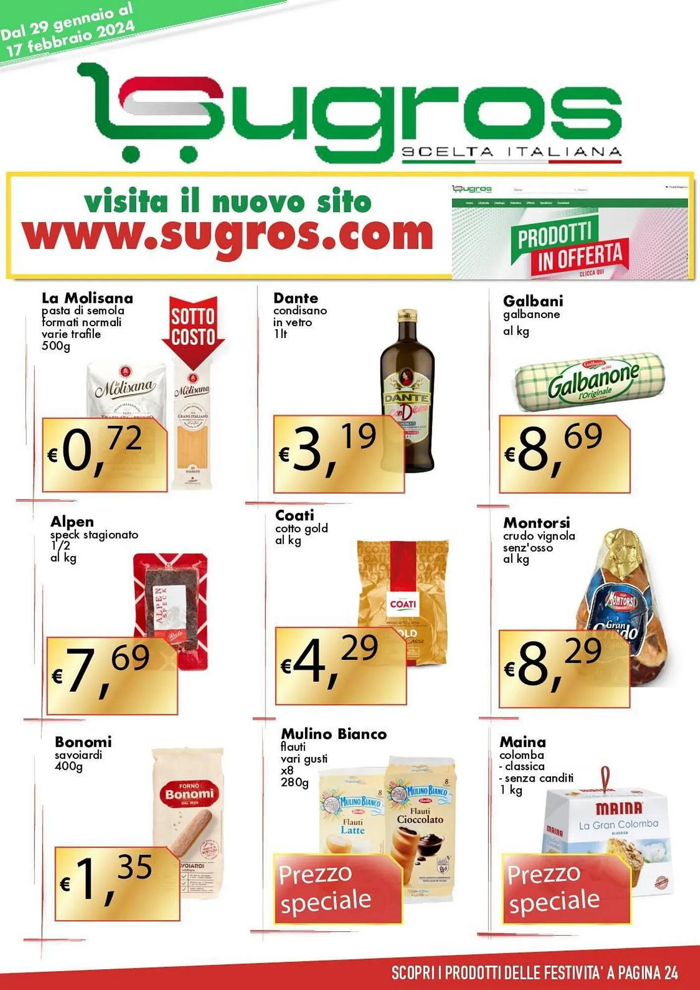 Volantino Sugros da 29 gennaio a 17 febbraio di 2024 - Pagina del volantino 