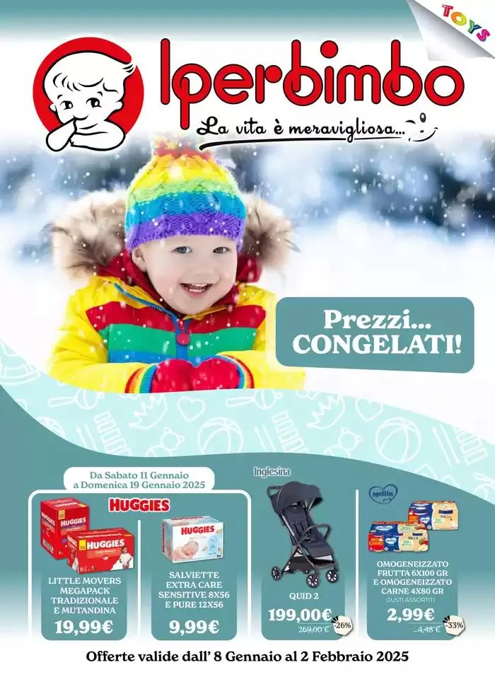 Prezzi congelati da 8 gennaio a 2 febbraio di 2025 - Pagina del volantino 1