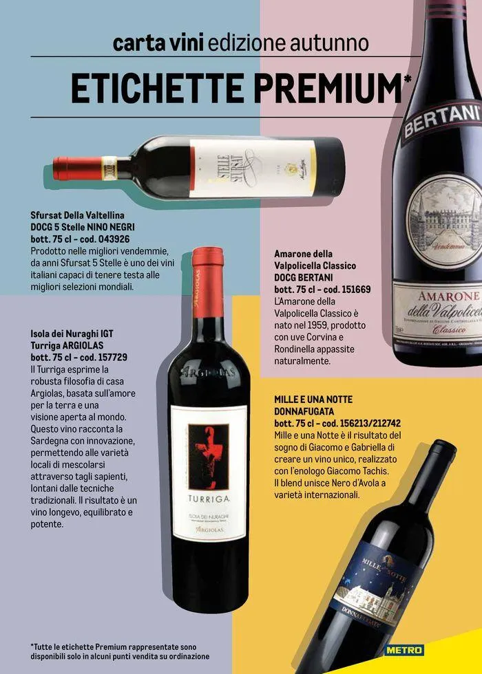 Carta vini autunno da 26 settembre a 23 ottobre di 2024 - Pagina del volantino 41