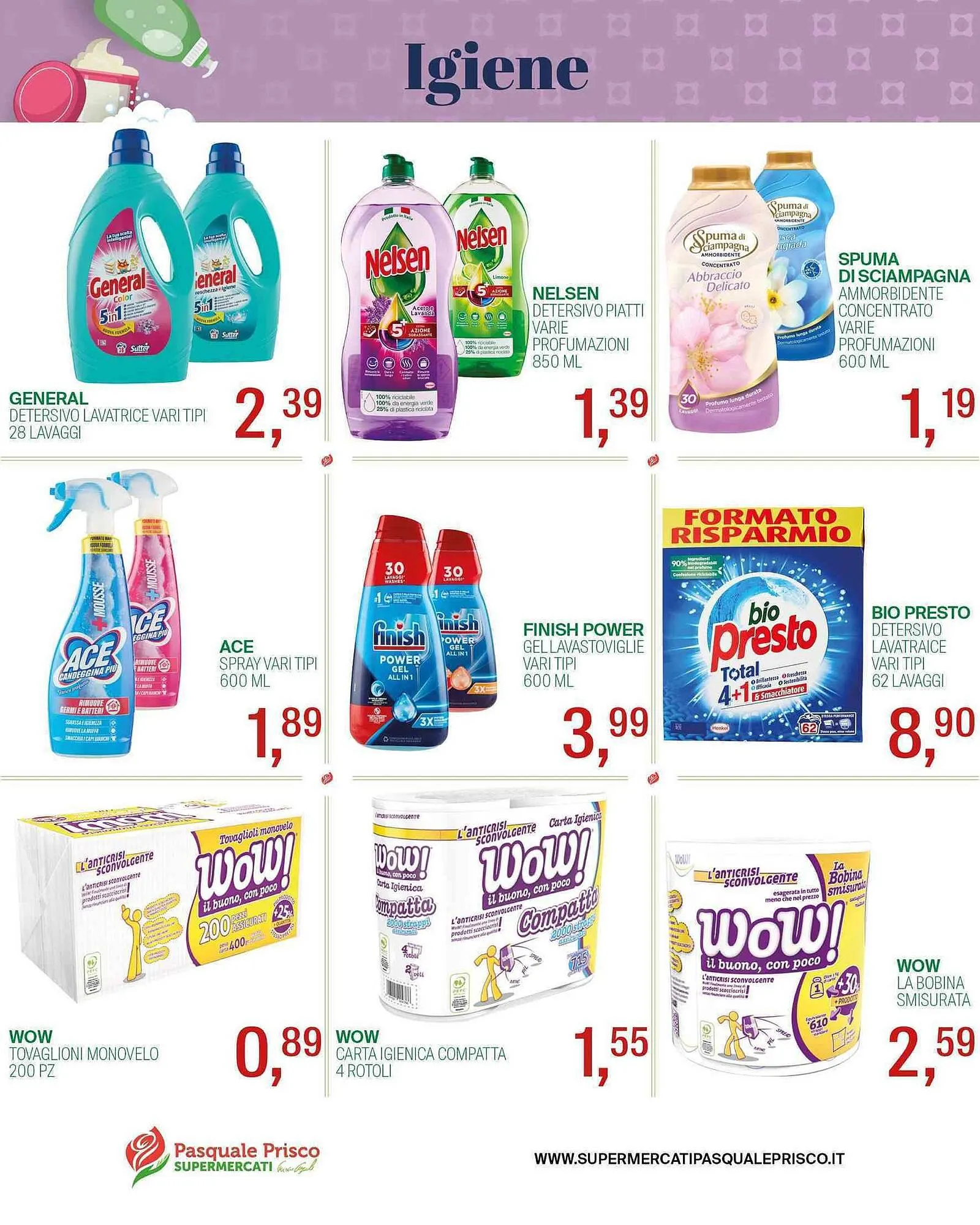Volantino Supermercati Pasquale Prisco da 3 marzo a 16 marzo di 2025 - Pagina del volantino 18