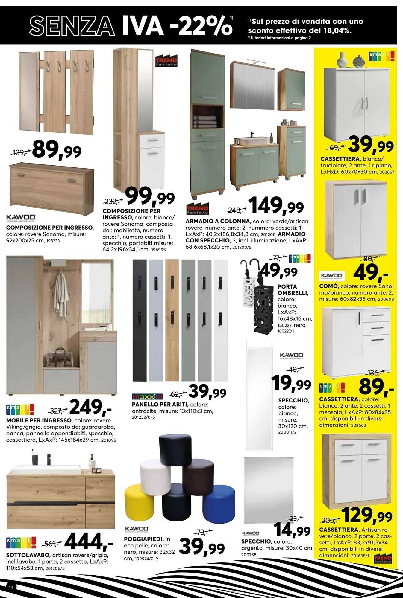 Volantino Dipo Arredamenti da 25 giugno a 6 luglio di 2025 - Pagina del volantino 14