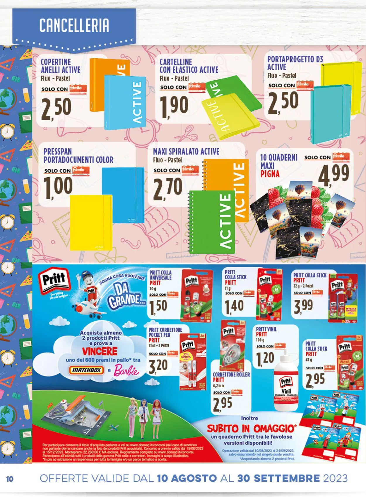 Famila Volantino attuale da 10 agosto a 30 settembre di 2023 - Pagina del volantino 10