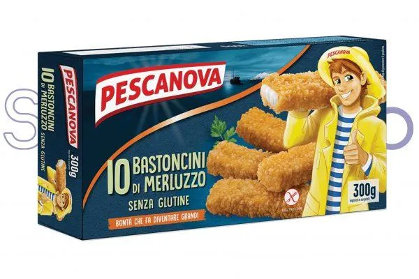 Bastoncini di Merluzzo Senza Glutine 10 pz 300 g