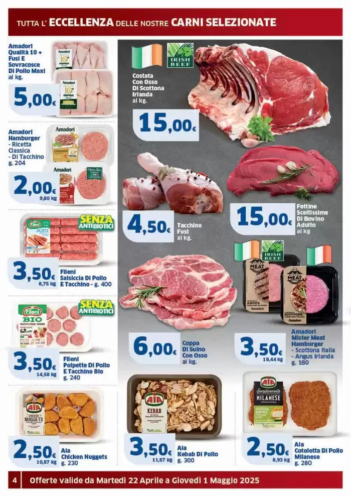 Prezzi tondi da 22 aprile a 1 maggio di 2025 - Pagina del volantino 4
