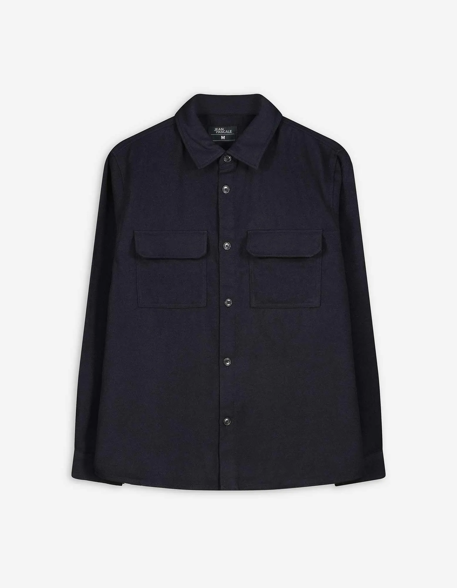 Camicia - Effetto lana - blu scuro