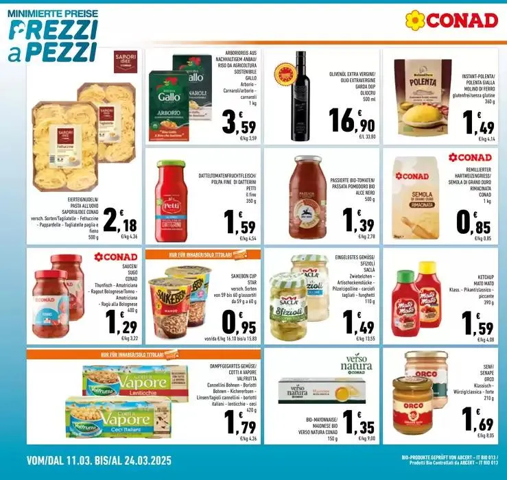 Prezzi a pezzi da 11 marzo a 24 marzo di 2025 - Pagina del volantino 14