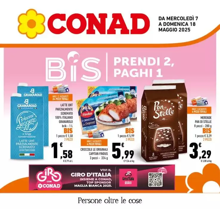 BIS Prendi 2, Paghi 1 da 7 maggio a 18 maggio di 2025 - Pagina del volantino 1