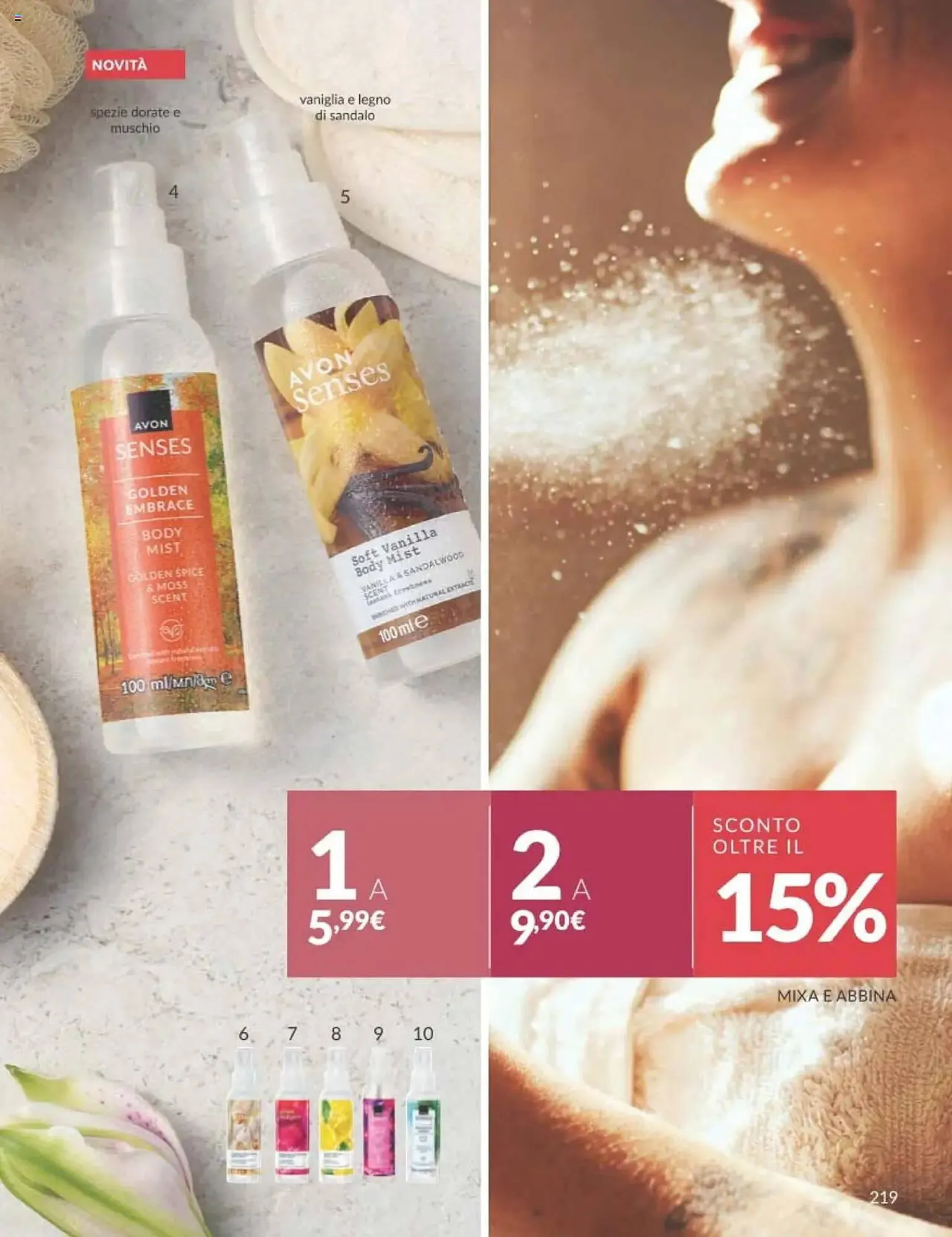 Catalogo Avon da 1 ottobre a 31 ottobre di 2025 - Pagina del volantino 219