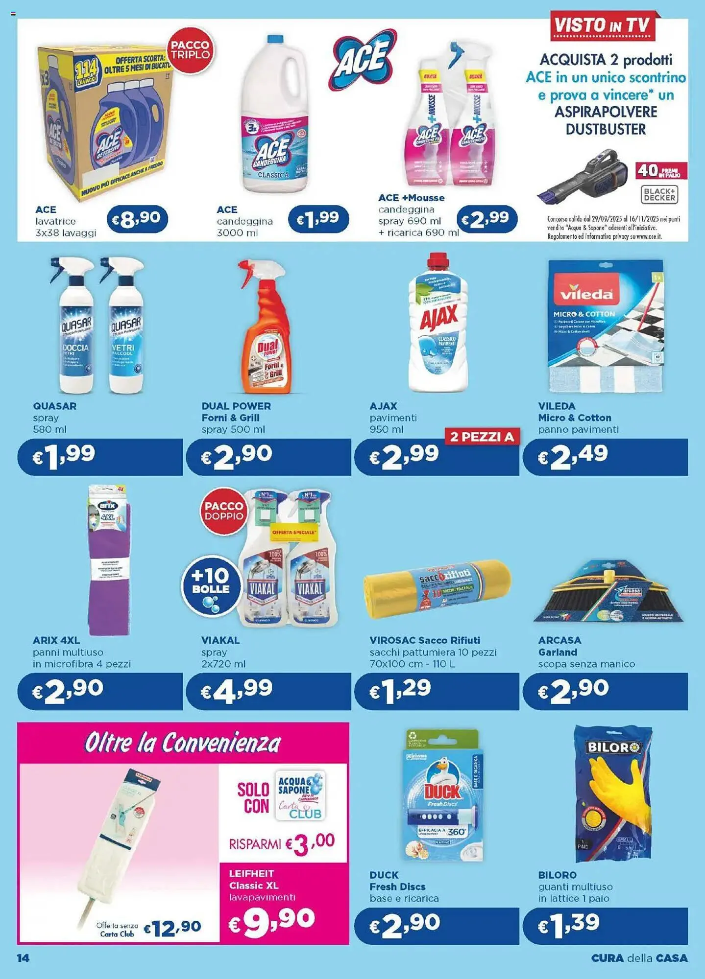 Volantino Acqua & Sapone da 16 ottobre a 4 novembre di 2025 - Pagina del volantino 14