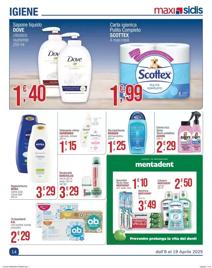 Buona pasqua da 8 aprile a 19 aprile di 2025 - Pagina del volantino 14