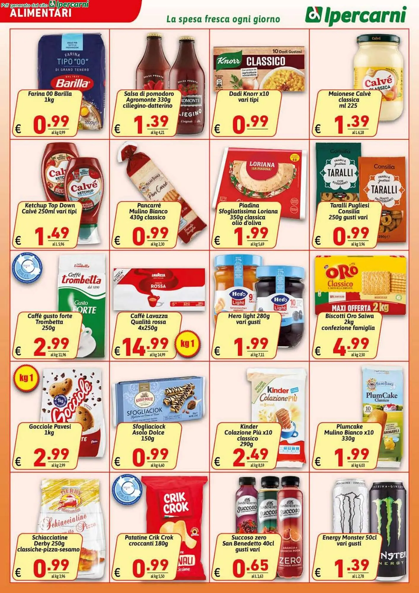 Volantino Ipercarni da 29 ottobre a 6 novembre di 2025 - Pagina del volantino 12