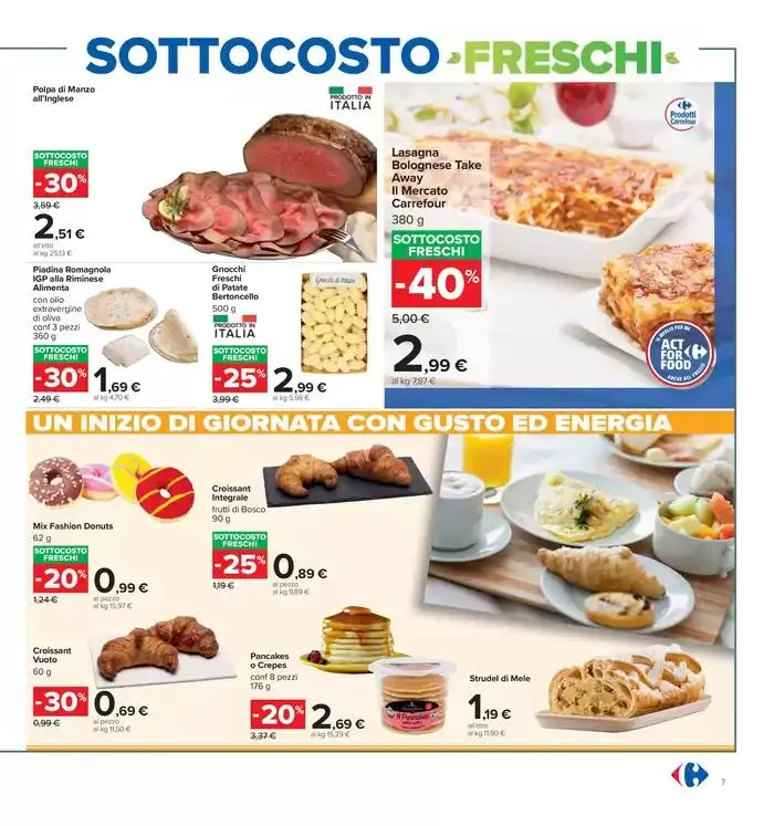 Sottocosto freschi  da 24 ottobre a 7 novembre di 2024 - Pagina del volantino 7