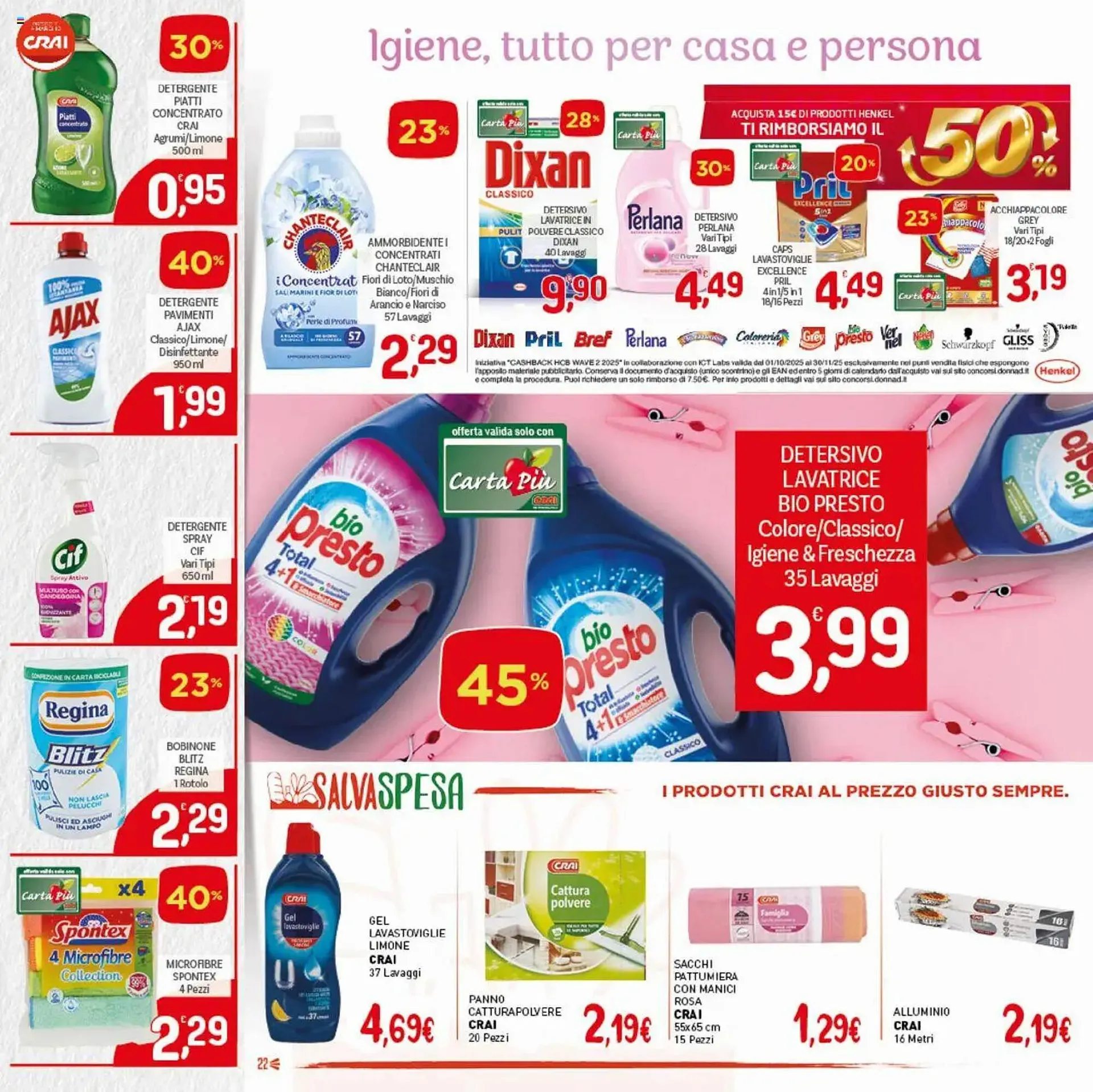 Volantino Crai da 2 ottobre a 15 ottobre di 2025 - Pagina del volantino 22