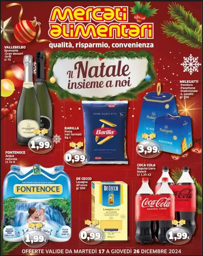 Il Natale insieme a noi da 17 dicembre a 26 dicembre di 2024 - Pagina del volantino 1
