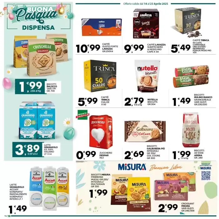 Buona Pasqua da 14 aprile a 23 aprile di 2025 - Pagina del volantino 18