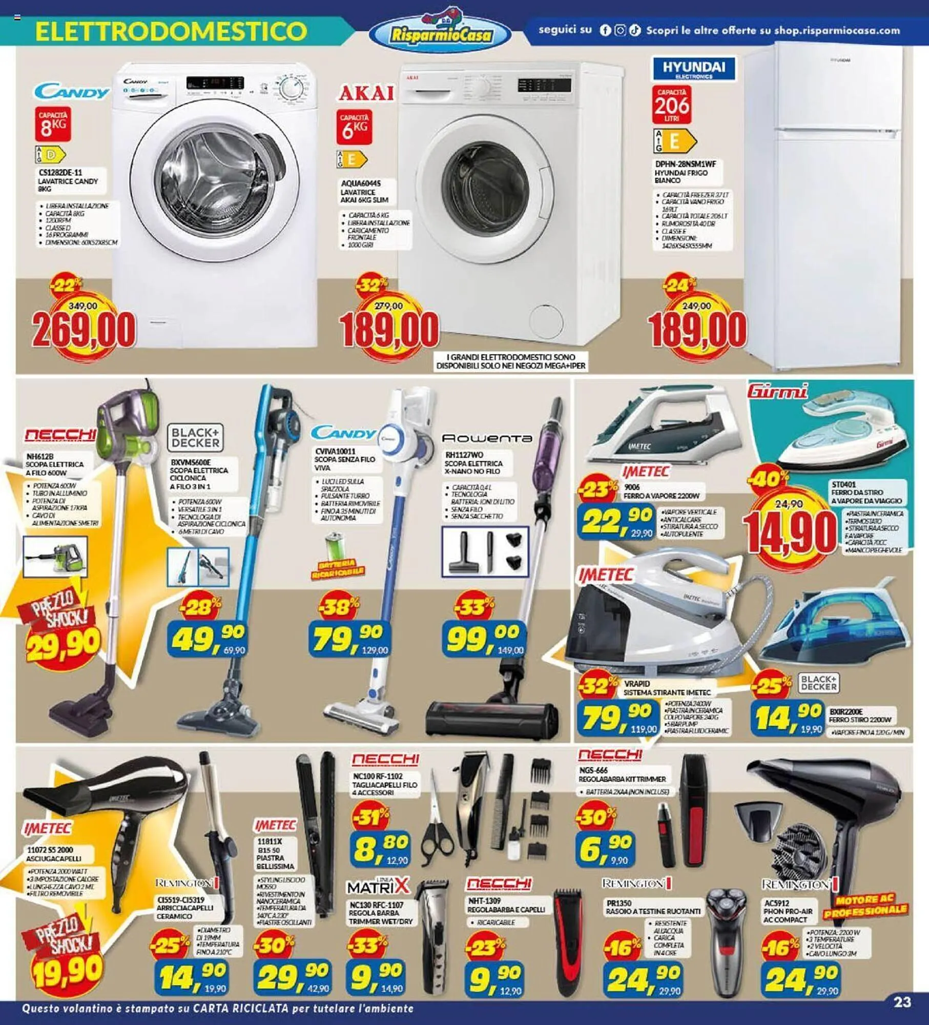 Volantino Risparmio Casa da 24 aprile a 12 maggio di 2024 - Pagina del volantino 23