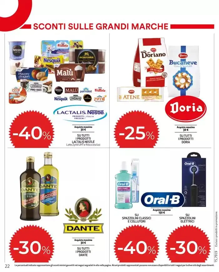 Sconti fino al 50% da 13 marzo a 26 marzo di 2025 - Pagina del volantino 22