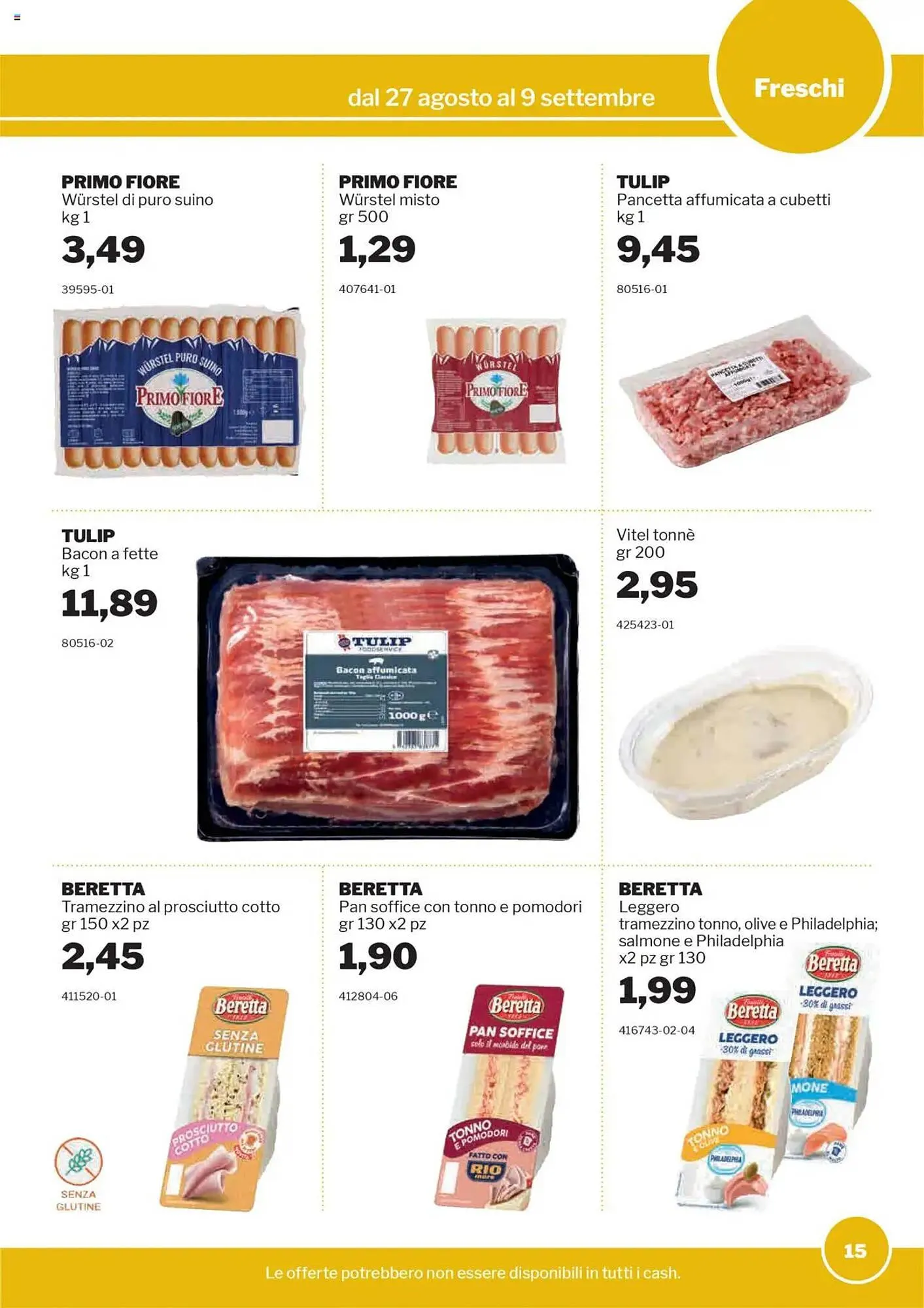 Volantino GrosMarket da 27 agosto a 9 settembre di 2025 - Pagina del volantino 15
