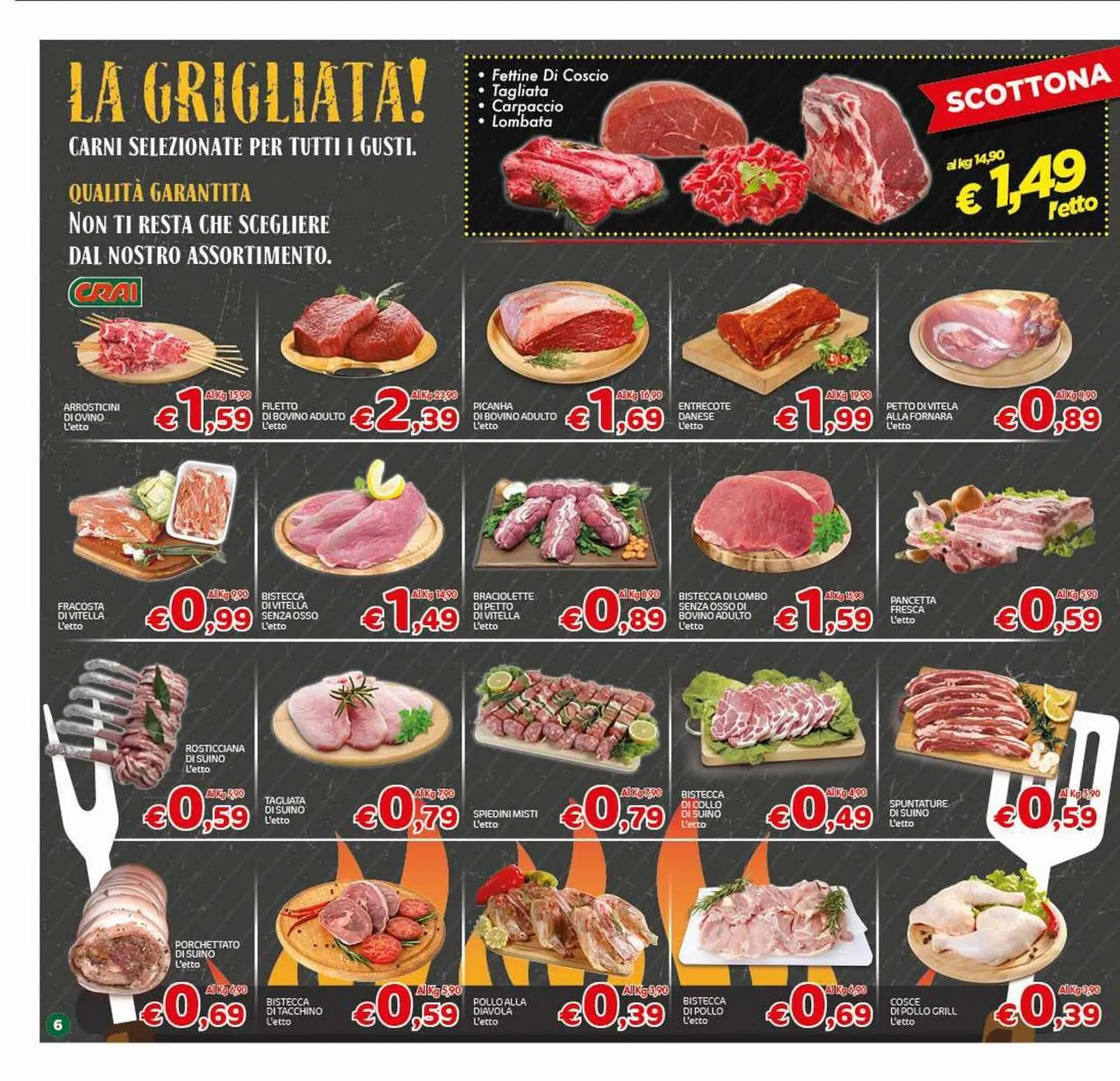 Volantino Crai da 21 marzo a 31 marzo di 2024 - Pagina del volantino 6