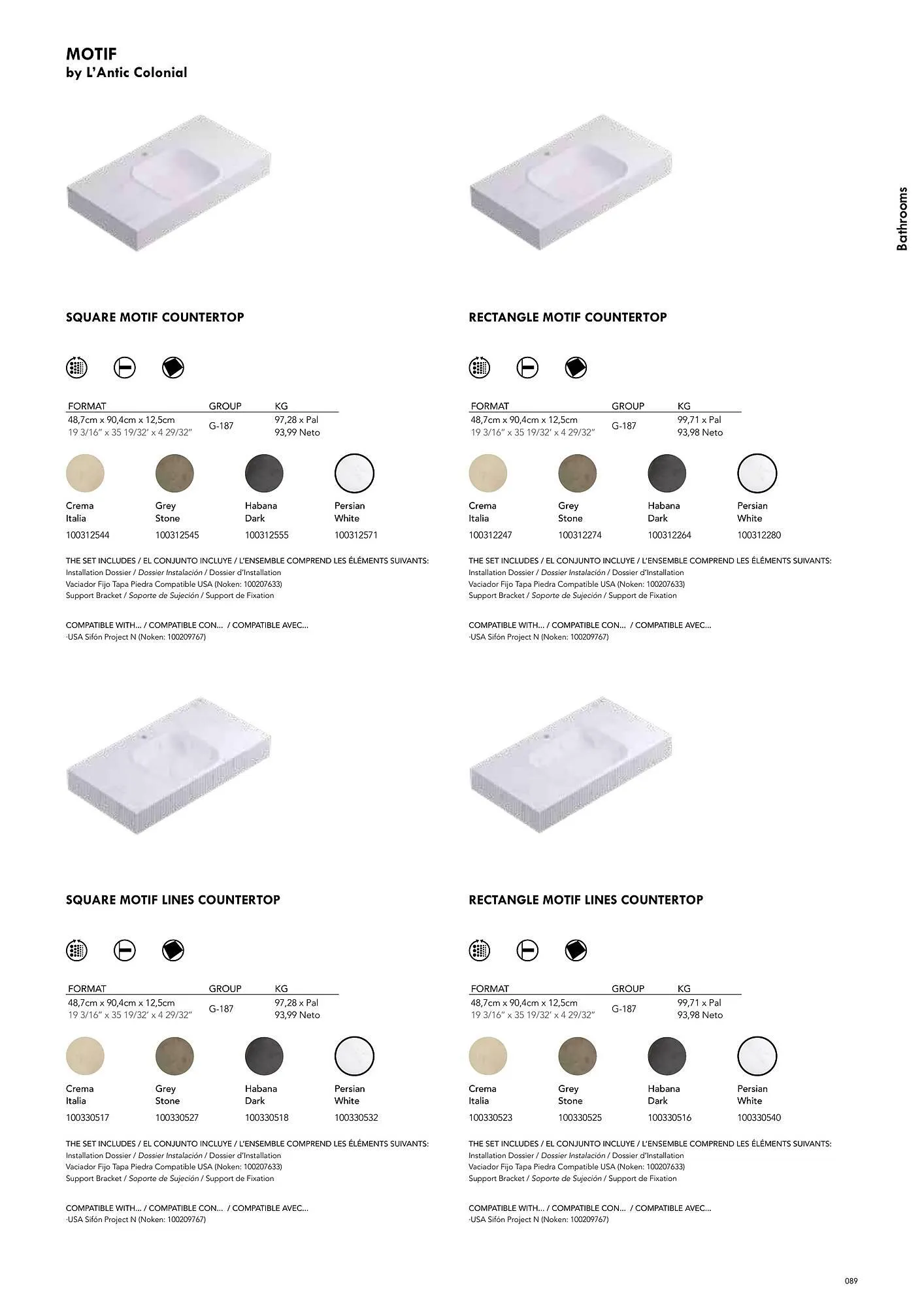 Volantino Porcelanosa da 9 aprile a 28 dicembre di 2024 - Pagina del volantino 99
